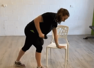 Exercise with shopping bag gif