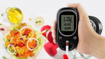 blood sugar machine read low above healthy food