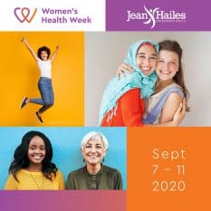 women's health week 2020 poster